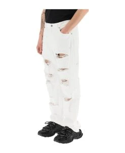 Dolce & Gabbana Baggy-fit Re-edition Jeans In Destroyed Denim 7 Dolce & Gabbana Baggy-fit Re-edition Jeans In Destroyed Denim -Stylish Men-Dolce & Gabbana 03772f3212528933fa4d8ffaf3e88e83