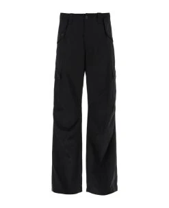 Dolce & Gabbana Cargo Pants With Logo Plaque