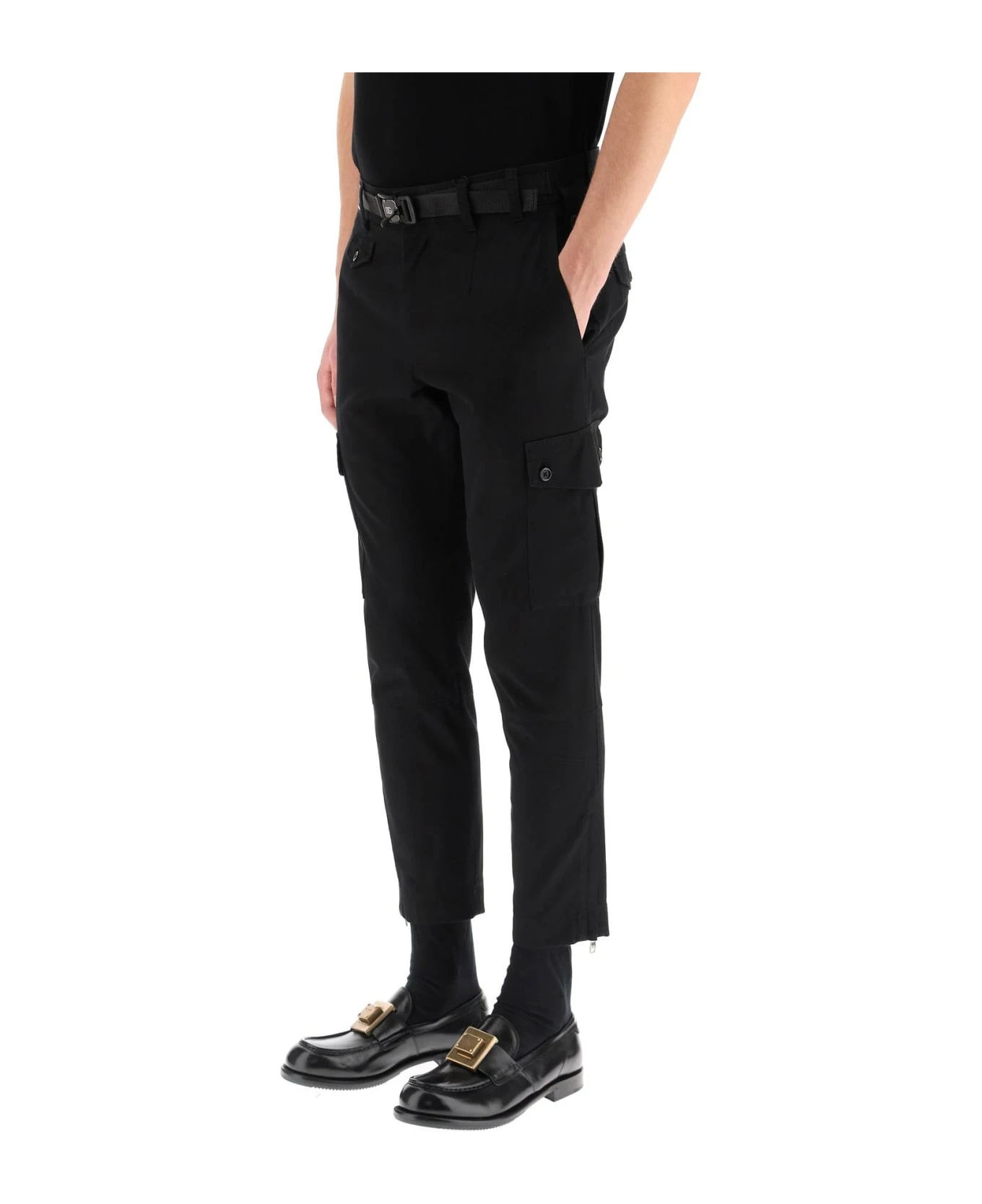 Dolce & Gabbana Cargo Trousers In Stretch Cotton 4 Dolce & Gabbana Cargo Trousers In Stretch Cotton - Image 4