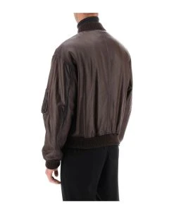Dolce & Gabbana Nappa Bomber Jacket -Stylish Men-Dolce & Gabbana 091fa5e049a7032cbbc7a9ba1537e23e