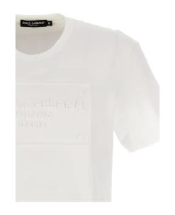 Dolce & Gabbana Embossed Logo T-shirt -Stylish Men-Dolce & Gabbana 0a2d6aaa579cf8974dcb0e3e86b03c52