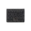 Dolce & Gabbana Bi-fold Wallet With All-over Monogram
