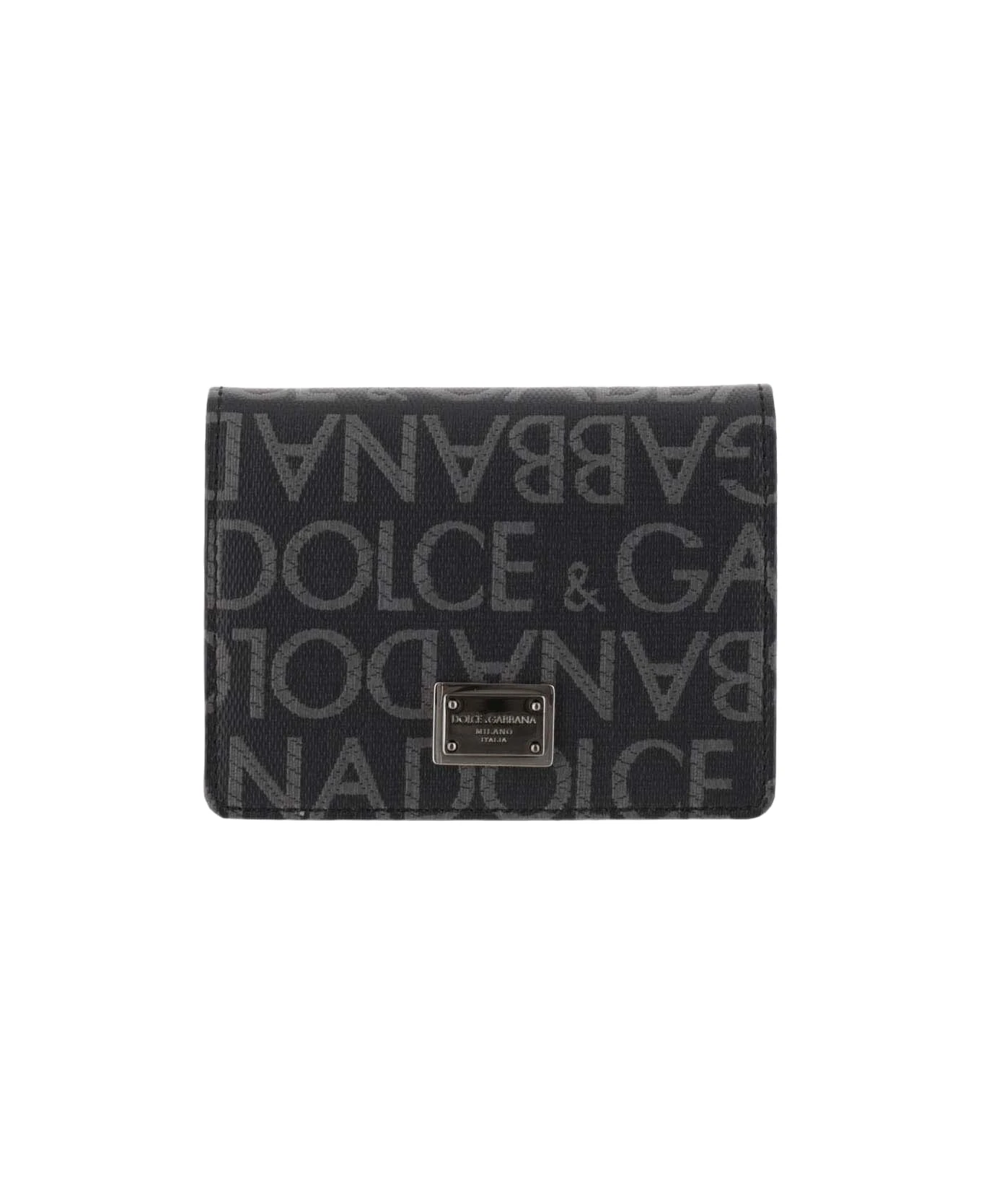 Dolce & Gabbana Bi-fold Wallet With All-over Monogram 1 Dolce & Gabbana Bi-fold Wallet With All-over Monogram
