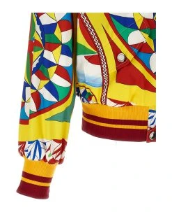 Dolce & Gabbana 'carretto' Bomber Jacket -Stylish Men-Dolce & Gabbana 0cd09cd5c283a8d2c0ff1e4193c9a5ea