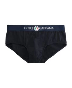 Dolce & Gabbana Brando Logoed Elastic Band Cotton Briefs