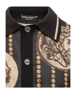 Dolce & Gabbana Serafino Crêpe De Chine Polo -Stylish Men-Dolce & Gabbana 1042430e10a9e65f5d1b8f667f5db52c