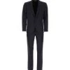 Dolce & Gabbana Navy Blue Light Wool Martini Suit