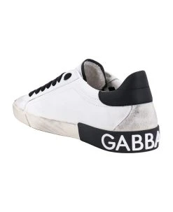 Dolce & Gabbana Portofino Vintage Sneakers -Stylish Men-Dolce & Gabbana 19239378863aede9f359b3e8c7bfa49d