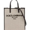 Dolce & Gabbana Textured Canvas Tote Bag