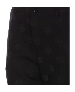 Dolce & Gabbana Dg Logo Jacquard Stretch Wool Pants 6 Dolce & Gabbana Dg Logo Jacquard Stretch Wool Pants -Stylish Men-Dolce & Gabbana 1b3022b9c5d2ffa4c0d0403fea21228e
