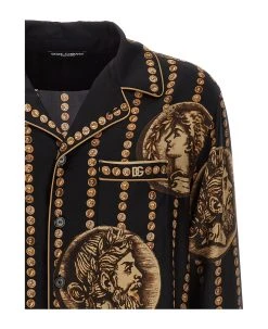 Dolce & Gabbana Coin Print Shirt -Stylish Men-Dolce & Gabbana 1b3170e0fa1b8cca73815064d0a13624