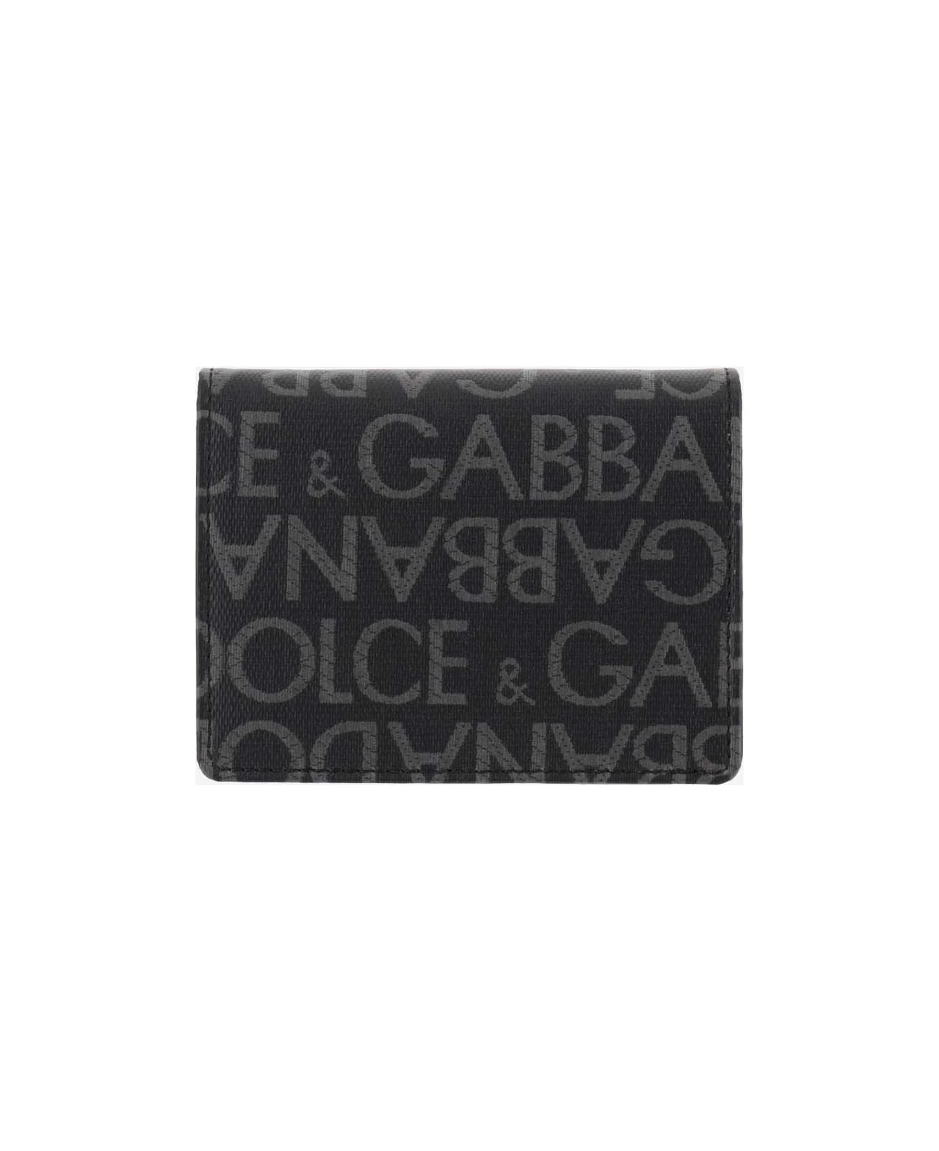 Dolce & Gabbana Bi-fold Wallet With All-over Monogram 4 Dolce & Gabbana Bi-fold Wallet With All-over Monogram - Image 4