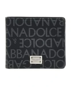 Dolce & Gabbana Jacquard Logo Wallet