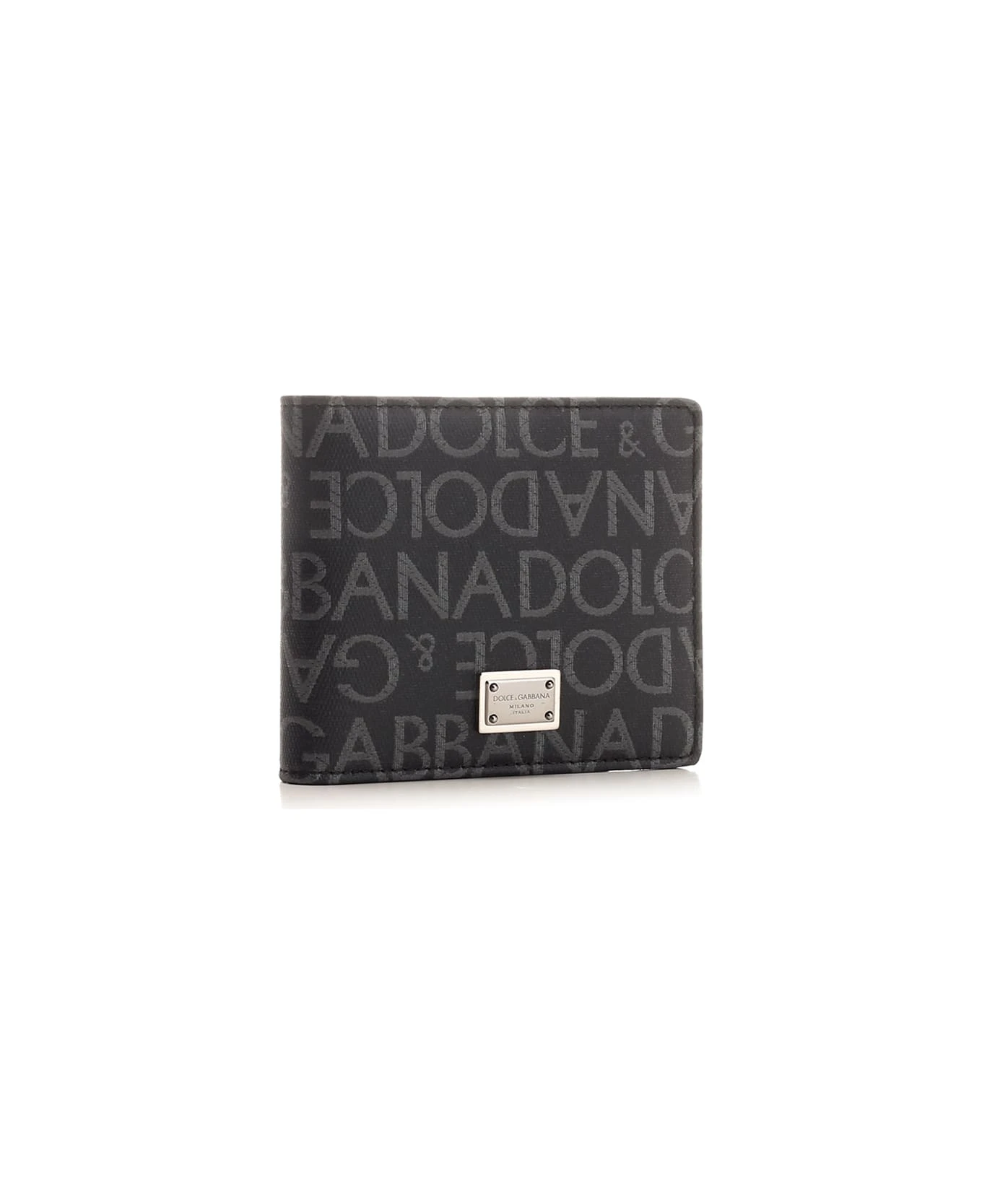Dolce & Gabbana Bifold Wallet With All Over Logo 2 Dolce & Gabbana Bifold Wallet With All Over Logo - Image 2