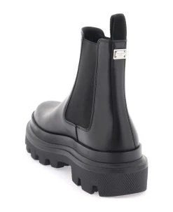 Dolce & Gabbana Chelsea Boots In Brushed Leather -Stylish Men-Dolce & Gabbana 22615016215c5e777028d64cb6859ad8
