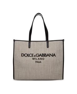 Dolce & Gabbana Beige Fabric Bag
