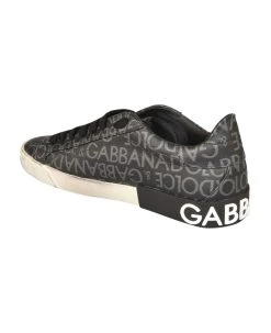 Dolce & Gabbana Logo Monogram Sneakers -Stylish Men-Dolce & Gabbana 26b2abfb1ad147654b6d0735b78b7600