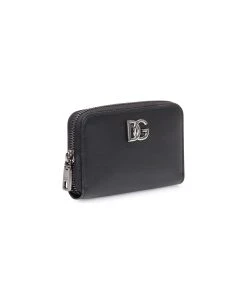 Dolce & Gabbana Logo Plaque Zipped Compact Wallet -Stylish Men-Dolce & Gabbana 2a4bac4721a221c39b625069754cb121