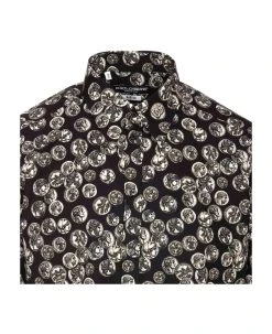 Dolce & Gabbana Coint Print Martini Shirt -Stylish Men-Dolce & Gabbana 2b522099e152c309232e6ebc0bc92407