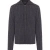 Dolce & Gabbana Zipped Knitted Sweater