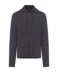 Dolce & Gabbana Zipped Knitted Sweater
