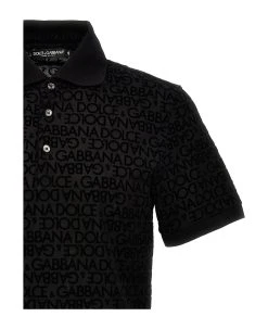 Dolce & Gabbana All Over Logo Polo Shirt -Stylish Men-Dolce & Gabbana 2c77b7b800014e52db4a0d3da687b1b4