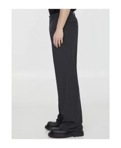 Dolce & Gabbana Stretch Flannel Trousers -Stylish Men-Dolce & Gabbana 2ce47aa295592326f62df2cb10224652