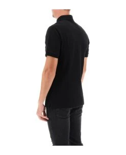 Dolce & Gabbana Piqué Polo Shirt With Lurex Embroidery -Stylish Men-Dolce & Gabbana 2d547a841f6289c11ebc0085d8f9dd69