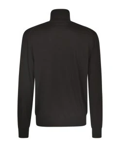 Dolce & Gabbana Logo Patch Sweater -Stylish Men-Dolce & Gabbana 33470e9be2145b2f146689d4b19cae37