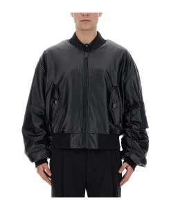 Dolce & Gabbana Jacket With Logo Plaque