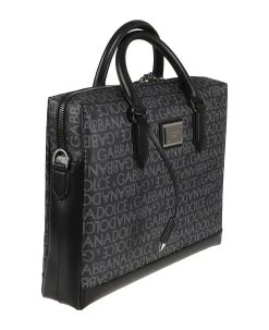 Dolce & Gabbana Logo Monogram Tote -Stylish Men-Dolce & Gabbana 3842a5b09f50af22a3231b29a8fd2bcf