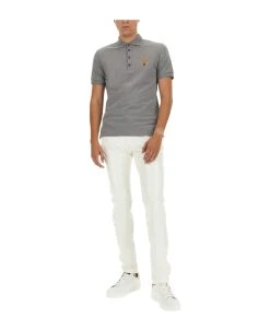 Dolce & Gabbana Pique Polo. -Stylish Men-Dolce & Gabbana 389fcc3bdb9c474e131e8c3b1f9d5463