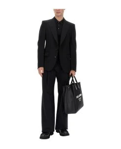 Dolce & Gabbana Single-breasted Jacket -Stylish Men-Dolce & Gabbana 38c64d0cdfc635d248b0d4d825438286