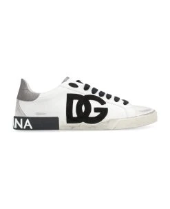 Dolce & Gabbana Leather Low-top Sneakers