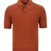Dolce & Gabbana Polo Shirt In Monogram Jacquard Knit