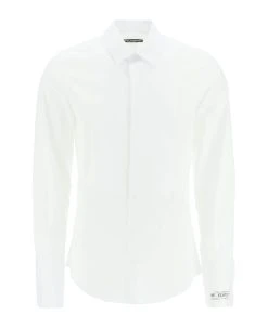 Dolce & Gabbana Re-edition Gold-fit Tuxedo Shirt