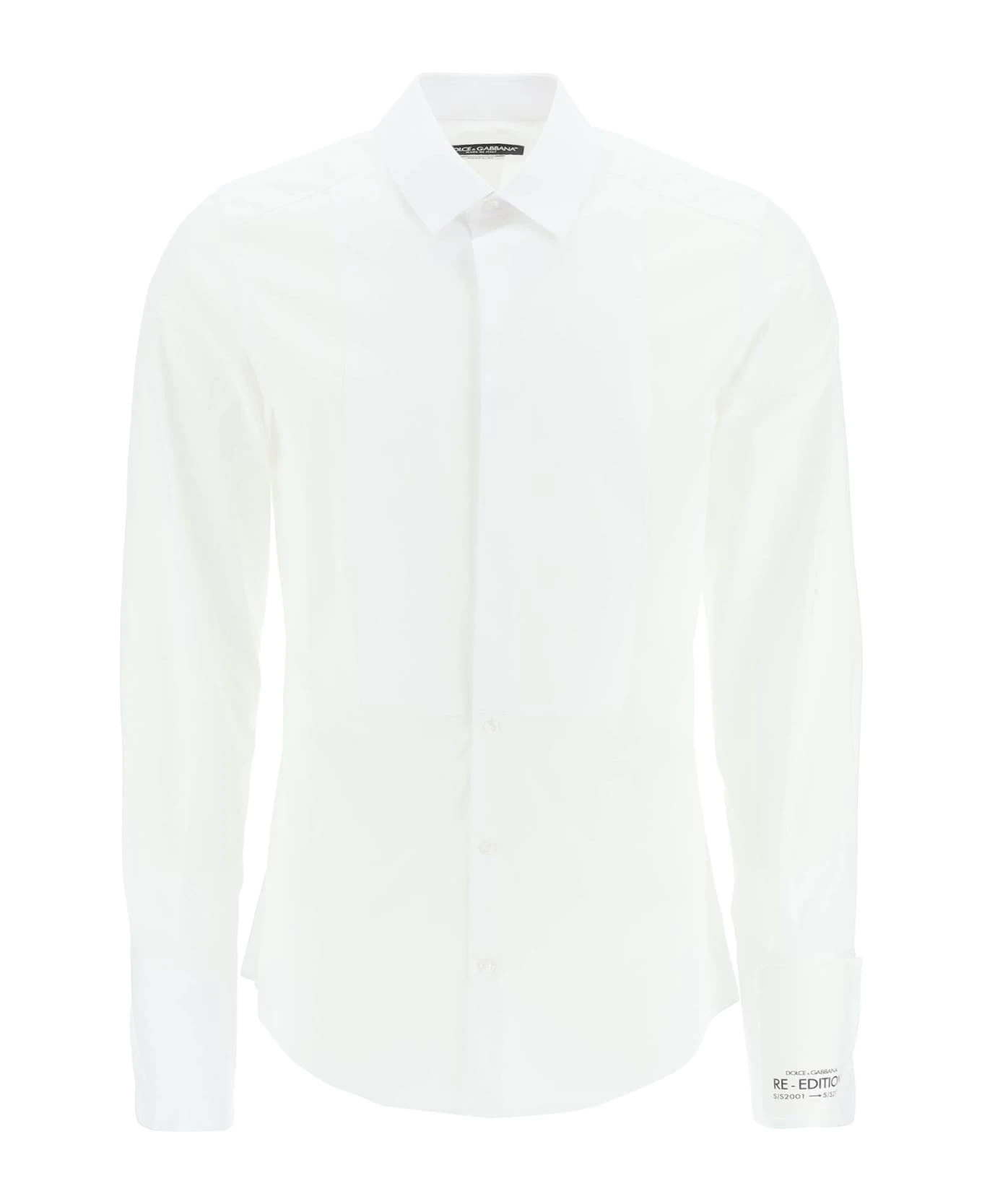 Dolce & Gabbana Re-edition Gold-fit Tuxedo Shirt 1 Dolce & Gabbana Re-edition Gold-fit Tuxedo Shirt