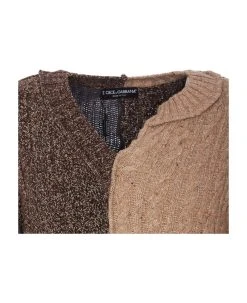 Dolce & Gabbana Patchwork Sweater -Stylish Men-Dolce & Gabbana 3cb4cd516cc686fb3aa14b436b25be29
