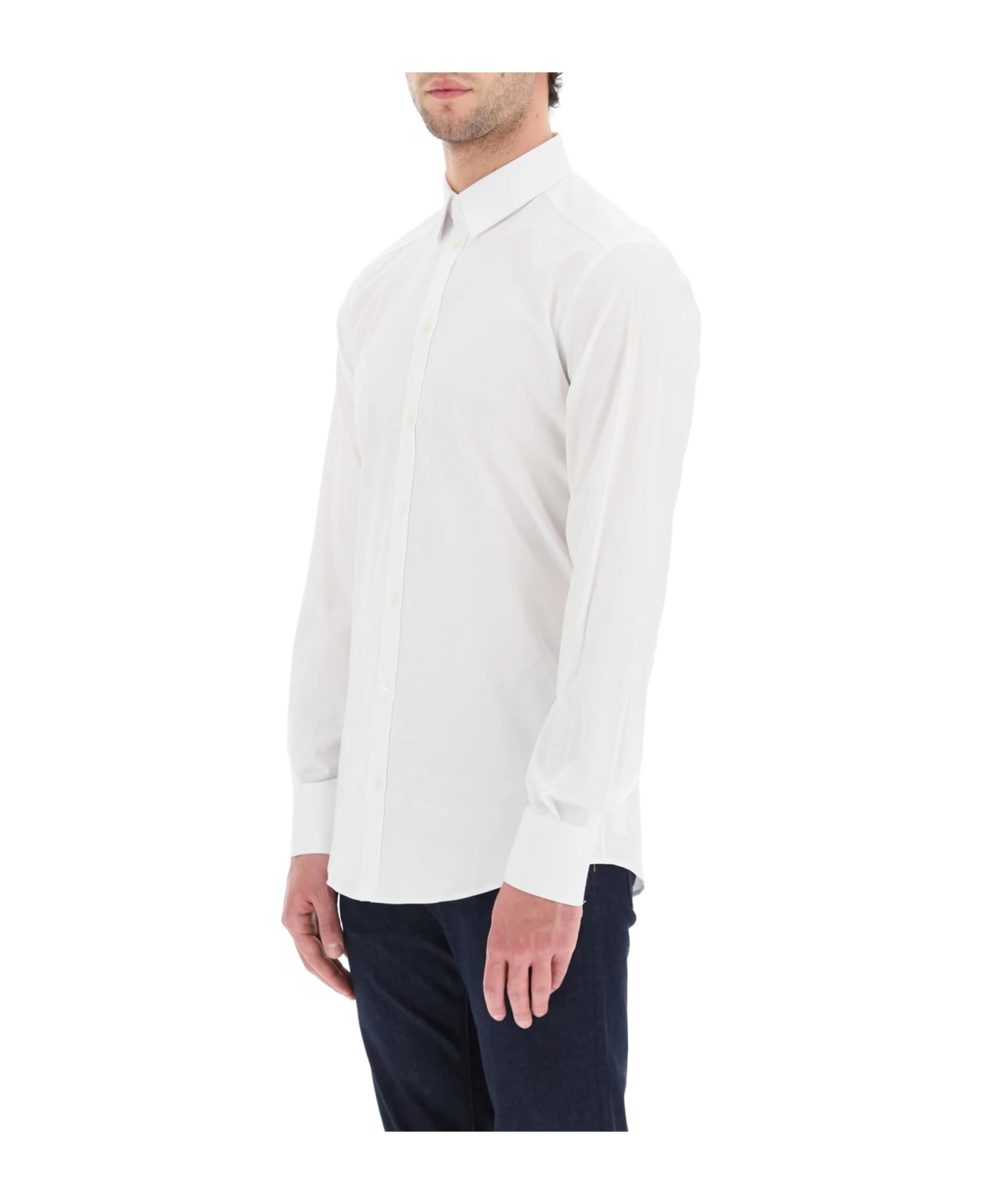 Dolce & Gabbana Gold Fit Poplin Shirt 4 Dolce & Gabbana Gold Fit Poplin Shirt - Image 4