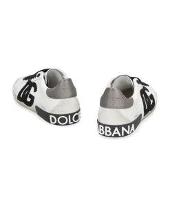 Dolce & Gabbana Leather Low-top Sneakers -Stylish Men-Dolce & Gabbana 40d601287741f58886bc4e6e6cb3ace2