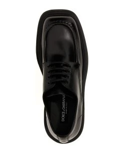 Dolce & Gabbana Brushed Leather Derby -Stylish Men-Dolce & Gabbana 416e4d9286edf00d71846ff6019b2d41