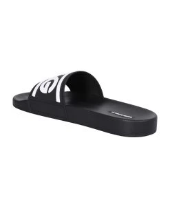 Dolce & Gabbana Logo Print Beach Sliders -Stylish Men-Dolce & Gabbana 425bf881840a059bb605f87b15a61113