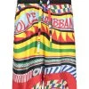 Dolce & Gabbana Multicolor Silk Shorts