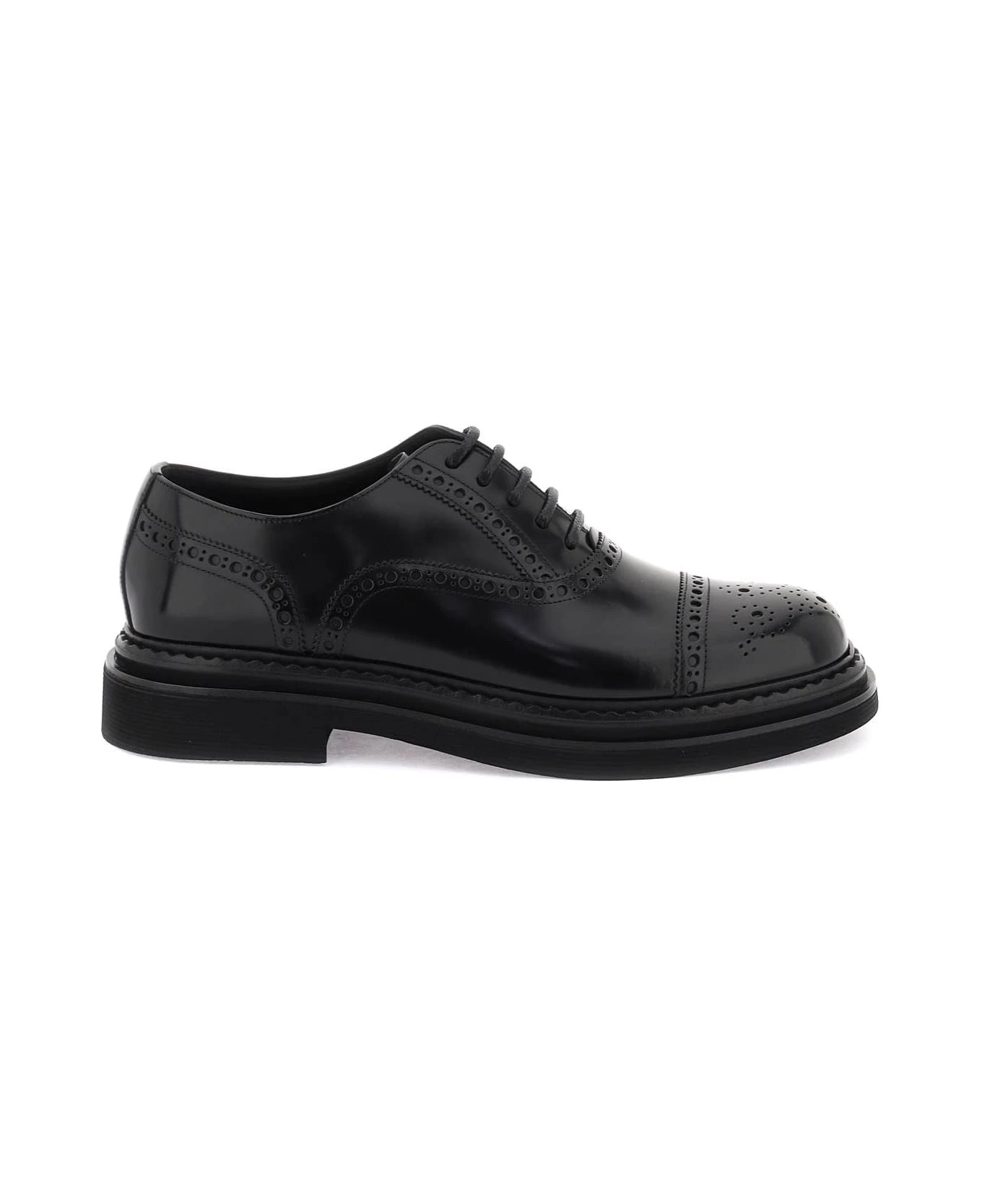 Dolce & Gabbana Brushed Leather Oxford Lace-ups 1 Dolce & Gabbana Brushed Leather Oxford Lace-ups
