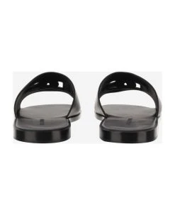 Dolce & Gabbana Leather Slides With Cut-out Detail -Stylish Men-Dolce & Gabbana 4a40f646a58d74d4baa36670aa99593d