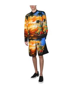 Dolce & Gabbana Hawaii Print Shirt -Stylish Men-Dolce & Gabbana 4b90867876dd353f31aab9960d160ffd