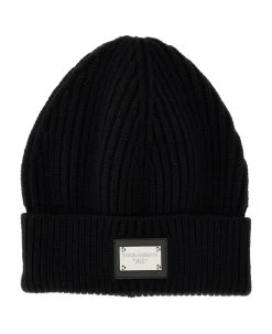 Dolce & Gabbana Hat With Logo Plaque