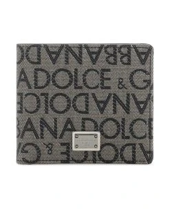 Dolce & Gabbana Embroidered Fabric Wallet