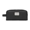 Dolce & Gabbana Black Nylon Beauty Case With Silver Logo Plaque