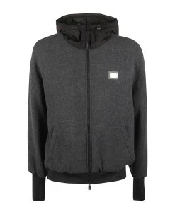 Dolce & Gabbana Logo Plaque Bomber